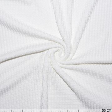 Knitted Waffle Big Off White