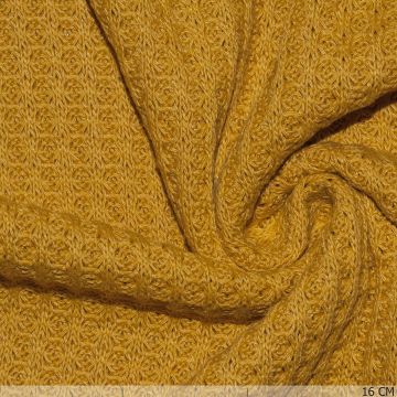 Knitted Waffle Big Ocre