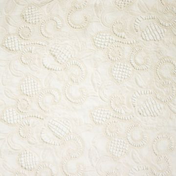Broderie Voile de Luxe Flower Ecru