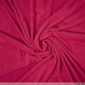 Knitted Corduroy Rood