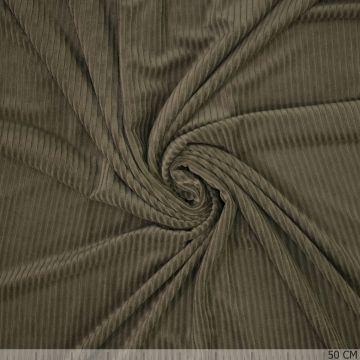 Knitted Corduroy mos groen