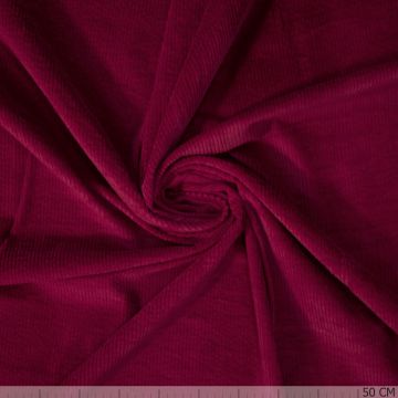 Corduroy Stretch Washed Rood