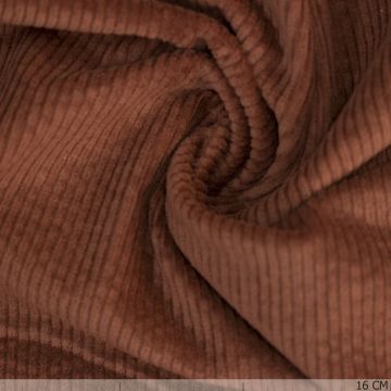 Corduroy Stretch Washed brique waterblauw