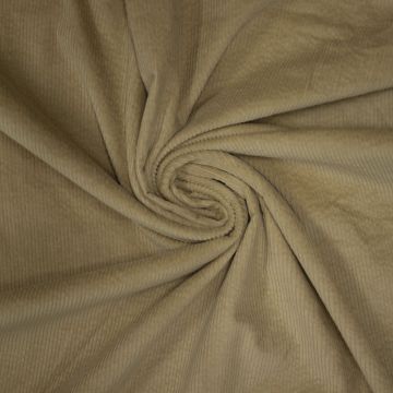 Corduroy Stretch Washed licht zand