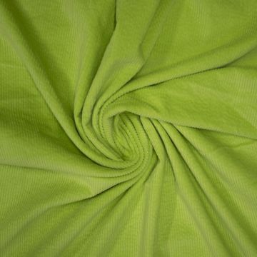 Corduroy Stretch Washed appelgroen