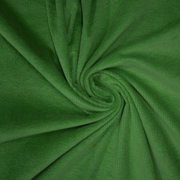 Corduroy Stretch Washed grasgroen