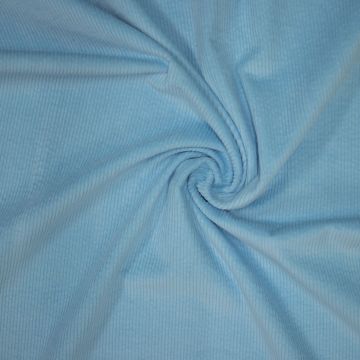 Corduroy Stretch Washed lichtblauw