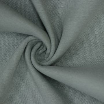 Organic boordstof glad uni dark mint