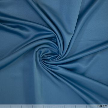 Royal micro satijn oceaan blauw