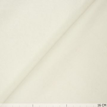 Alphen fleece uni gebroken wit