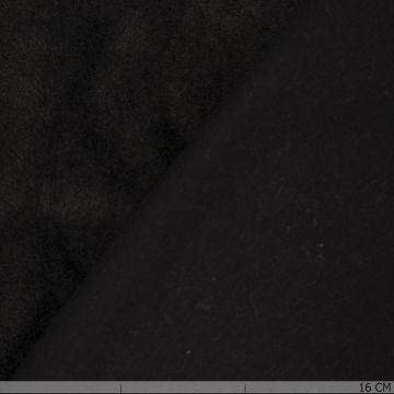 Alphen fleece uni zwart