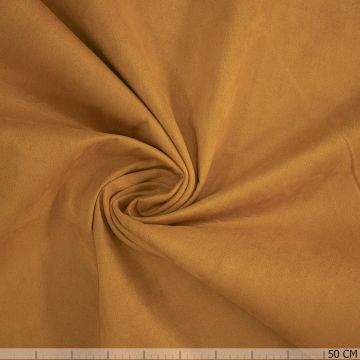 Luxe Scuba suède geel-goud