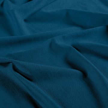 Bamboo tricot petrolblauw