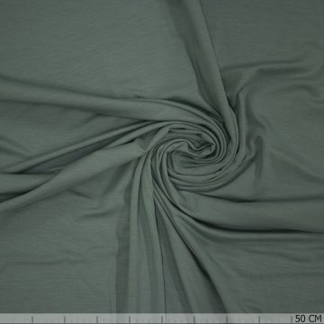Bamboe tricot donker mint