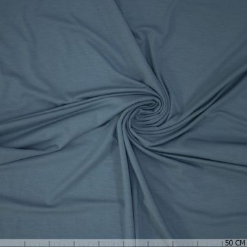 Bamboe tricot raf blauw