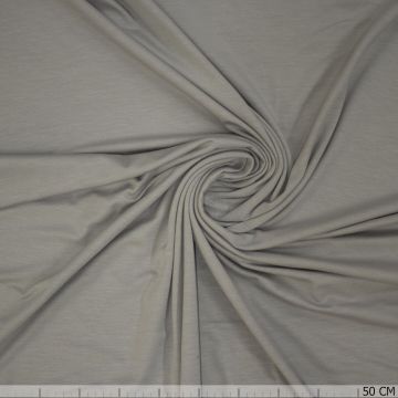 Bamboe tricot licht grijs