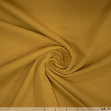 Dubbel breisel broderie geel