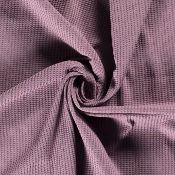 Gebreid wafeldoek oud rose