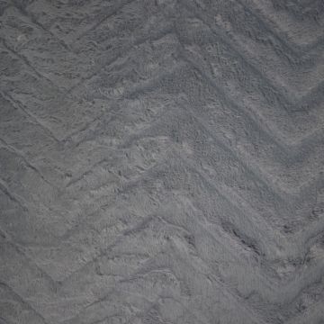 Imitatie bont zigzag grijs