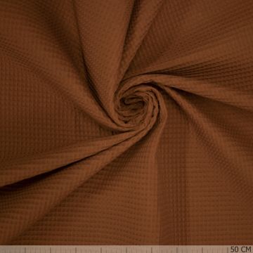 Wafeldoek brique
