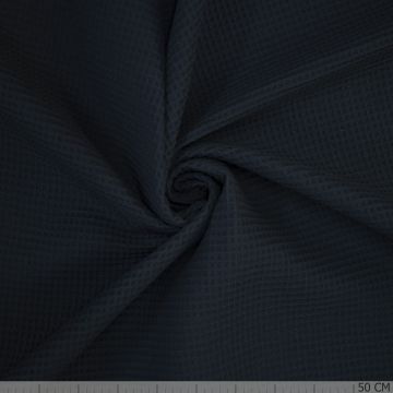 Wafeldoek donker blauw