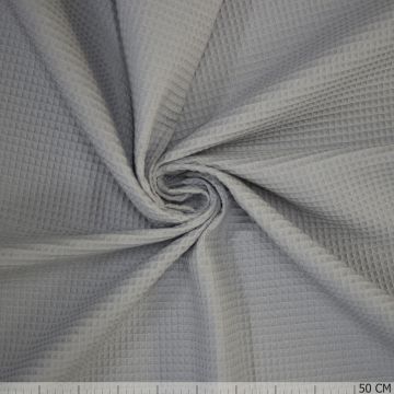 Wafeldoek licht grijs