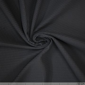 Wafeldoek grijs