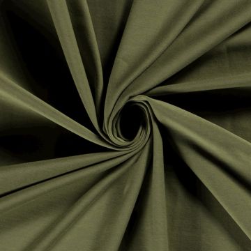 Katoen Tricot mosgroen