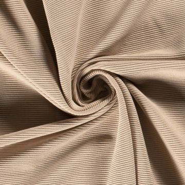 Rib tricot beige
