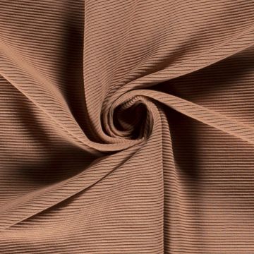 Rib tricot gebroken nude
