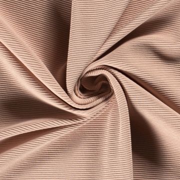 Rib tricot gebroken nude