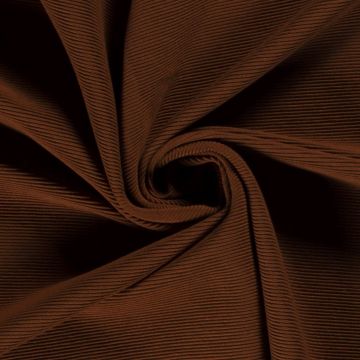 Rib tricot gebroken bruin