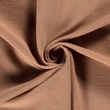 Rib tricot koraal