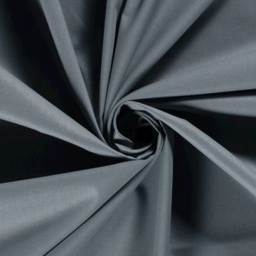 Poplin staalblauw