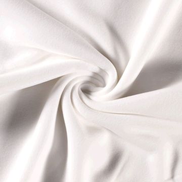 Katoen Fleece gebroken wit
