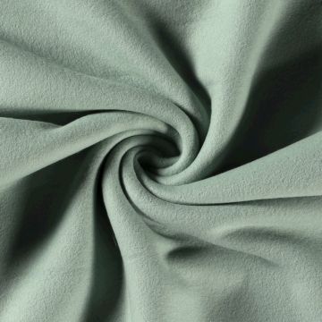 Katoen Fleece donker mint