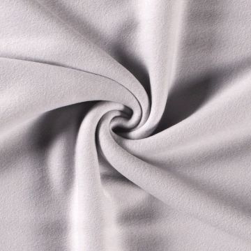 Katoen Fleece licht grijs