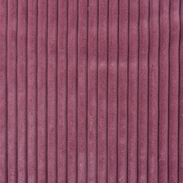Brede fleece rib donker oud roze