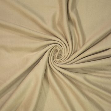 Suede french terry beige