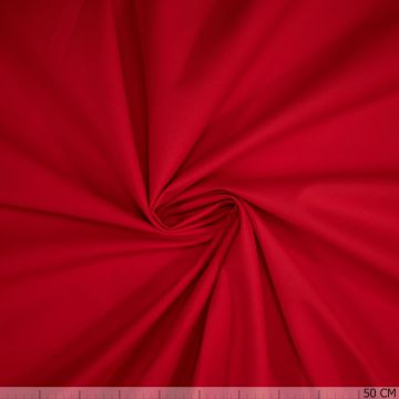 Serge keper katoen rood