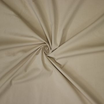 Silicone stretch poplin beige
