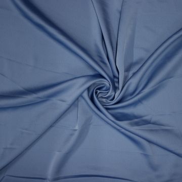 Satin crêpe lichtblauw