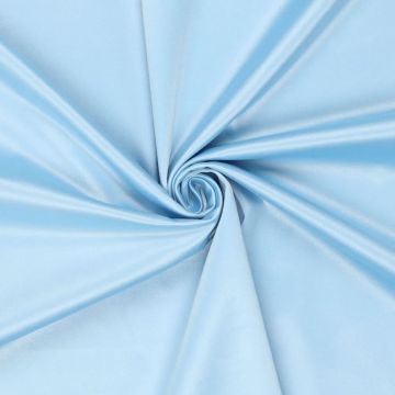 Heavy stretch satin licht blauw