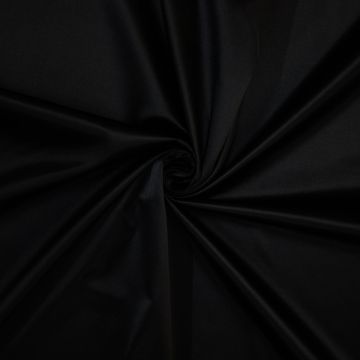 Heavy stretch satin zwart