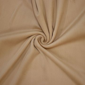 Supersoft fleece rib zand