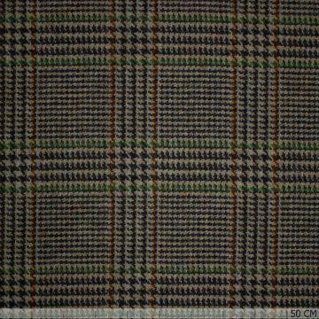 Harris Tweed Tartan Blue-Beige
