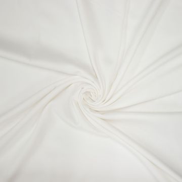 Viscose twill uni gebroken wit
