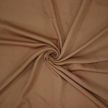 Viscose twill uni camel