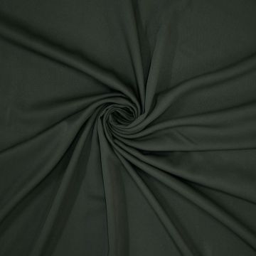 Viscose twill uni mosgroen
