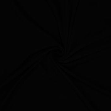 Stretch viscose uni zwart